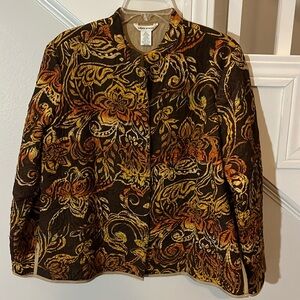 Laura Ashley vintage‎ quilted jacket size L